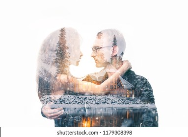 2,549 Double exposure of couple Images, Stock Photos & Vectors ...