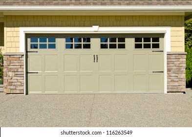 A Double Garage Door