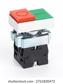 Double headed pushbutton on off