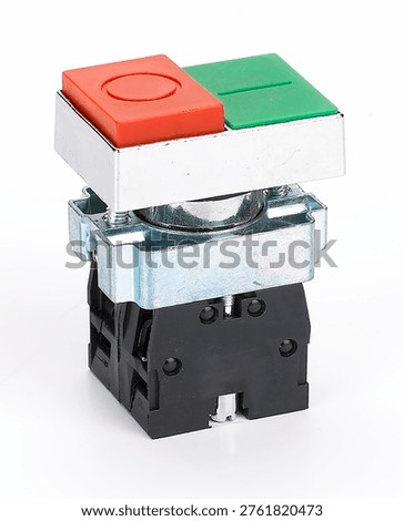 Double headed pushbutton on off