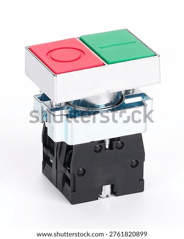 Double headed pushbutton on off
