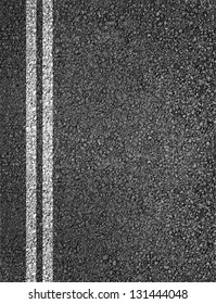 Double Lines Asphalt Road Background