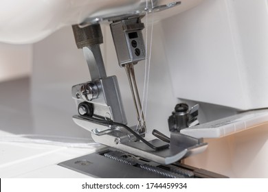 Double Needle Sewing Machine Close Up