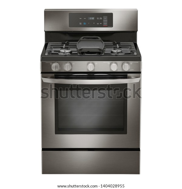 Double Oven Gas Range Isolated On Stock Photo Edit Now 1404028955