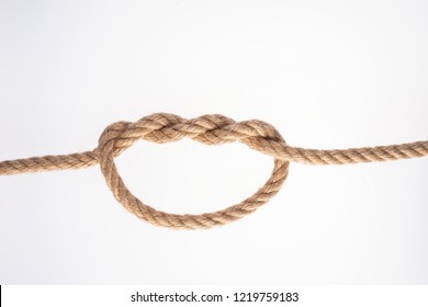 Double Overhand Knot. Rope node