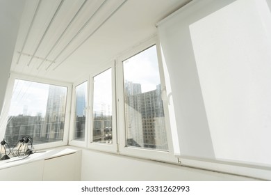 Double-glazed windows. Exhibition sample window. Shop windows. - Shutterstock ID 2331262993