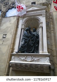 Doubting Thomas And Jesus Sculpture In Rome