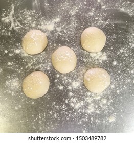 dough of bread on the table