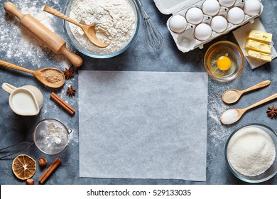 Bread Ingredients Background Stock Photos Images Photography Images, Photos, Reviews