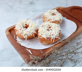 Doughnut Donut Grated Cheese Topping Donat Stock Photo Edit Now 1949052034