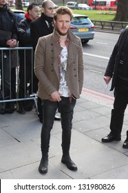 Dougie Poynter Arriving For The 2013 TRIC Awards, At The Grosvenor House Hotel, London. 12/03/2013 Picture By: Alexandra Glen