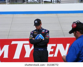 DOVER, DE -MAY 30:Brian Scott Standing Next To The Track At The Monster Mile Nascar Race In Dover, DE On May 30, 2009.