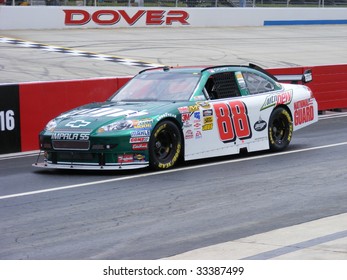 DOVER, DE - MAY 30:Dale Earnhardt Jr Qualifying For The Race At The Monster Mile Nascar Race  In Dover, DE On May 30, 2009.