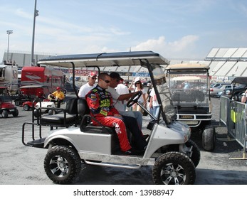 Dover, Delaware September 22 2007: Casey Mears Heading For The Race Track At Dover International Speedway