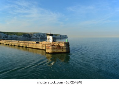 Dover Ferry Port In England