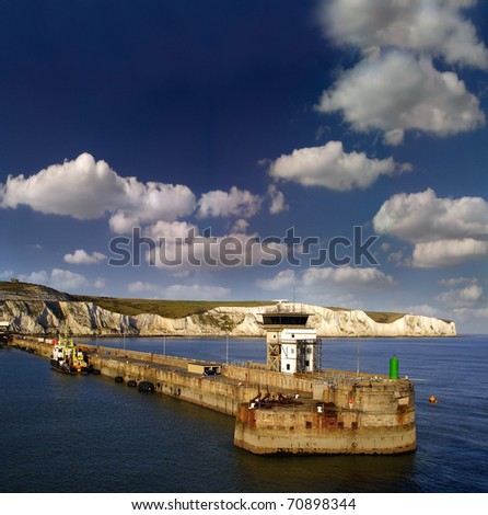 Dover harbor England