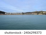 dover kent, sea, water, beach, castle, buildings, sun 