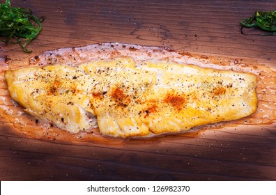 Dover Sole On A Grilling Plank