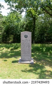 Dover, Tennessee -2022: Fort Donelson National Battlefield American Civl War Site. Texas Monument - Memorial To Texans Who Served The Confederacy. 7th Texas Infantry And Terry's Texas Rangers.