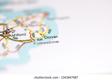 Dover. United Kingdom On A Geography Map