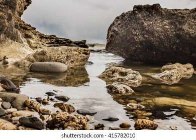Down by a rock pool