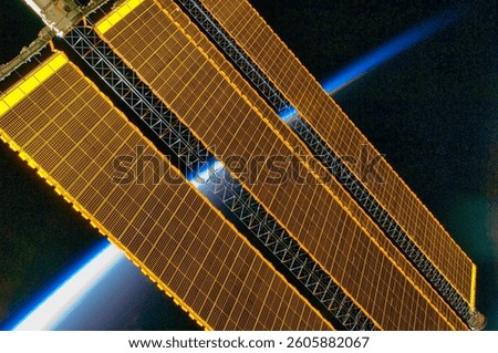 Down to the freeway. Guitar strings macro. Threedimensional dark golden and black background. Abstract background modern hipster futuristic graphic. Elements of this image furnished by NASA