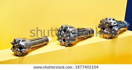 Down the hole drill bits on exhibition