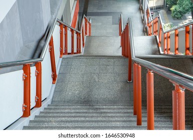 Down Level Staircase On Bts Skytrain Thailand