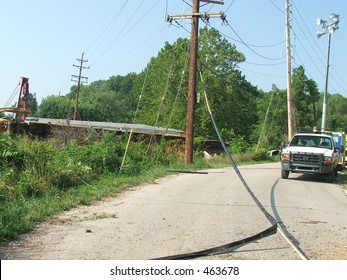 downed power line