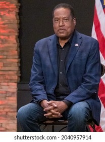 Downey, CA September 9, 2021-California Gubernatorial Candidate Larry Elder. The National Hispanic Christian Leadership Conference Held A Town Hall Event At The New Season LA Church.