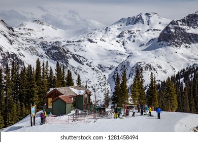 Downhill Skiing In Telluride, Colorado