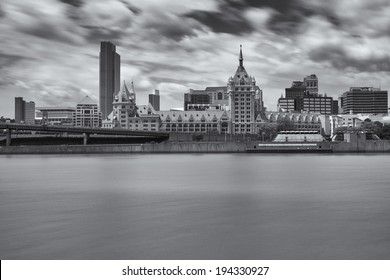 Downtown Albany And The Hudson River, Albany, NY, USA