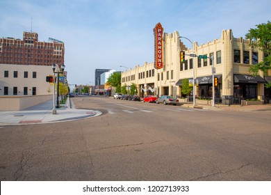 Downtown Amarillo In Texas, USA, 08-20-2018