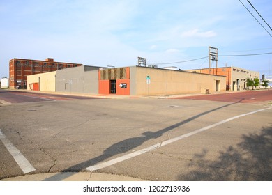 Downtown Amarillo In Texas, USA, 08-20-2018