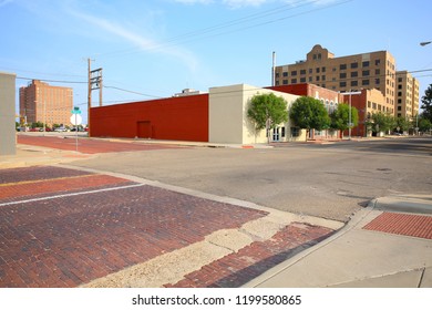 Downtown Amarillo In Texas, USA, 08-21-2018