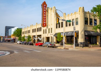 Downtown Amarillo In Texas, USA, 08-21-2018