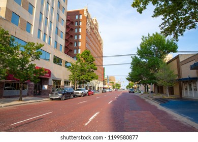 Downtown Amarillo In Texas, USA, 08-21-2018