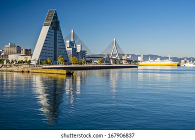 Downtown Aomori, Japan.