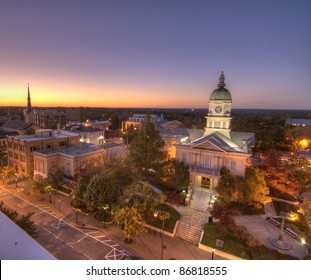 Downtown Of Athens, Georgia, USA.