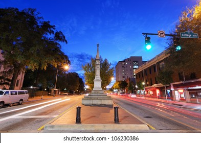 Downtown Athens, Georgia, Usa Cityscape