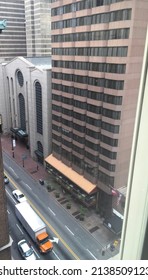 Downtown Atlanta View Of Peachtree Street