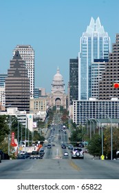 Downtown Austin Texas As Seen From South Congress