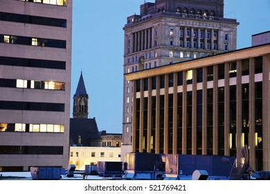 Downtown Of Canton, Ohio, USA