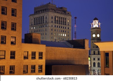 Downtown Of Canton, Ohio, USA