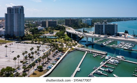 Downtown Clearwater Florida Yaught Club Basin