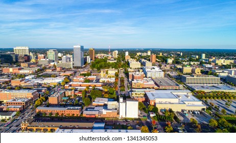 Downtown Columbia South Carolina Skyline SC Aerial Panorama