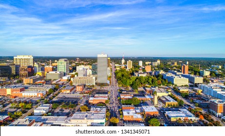 Downtown Columbia South Carolina Skyline SC Aerial Panorama