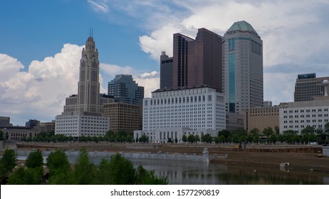 Columbus Ohio Riverfront View Stock Photo (edit Now) 1398374