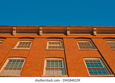 Downtown Dover NH, (New Hampshire) Old Brick Mill Building 