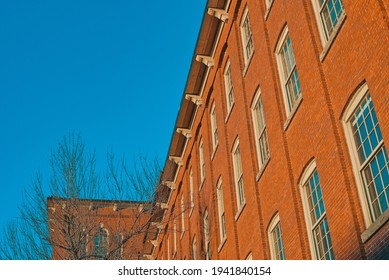 Downtown Dover NH, (New Hampshire) Old Brick Mill Building 